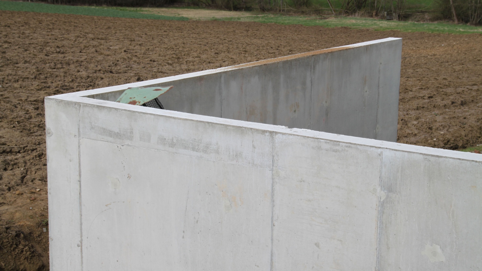 Betonnen keerwanden